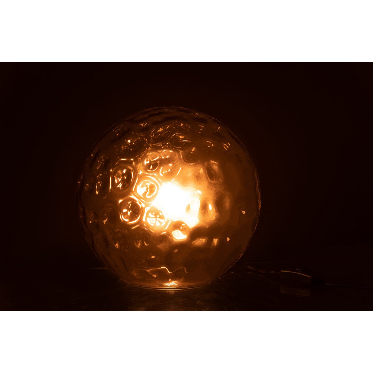 Tafellamp - Bollie - Glas - Lichtgrijs